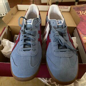 Onitsuka Tiger Tokuten Blue/Burgundy Suede Sneakers